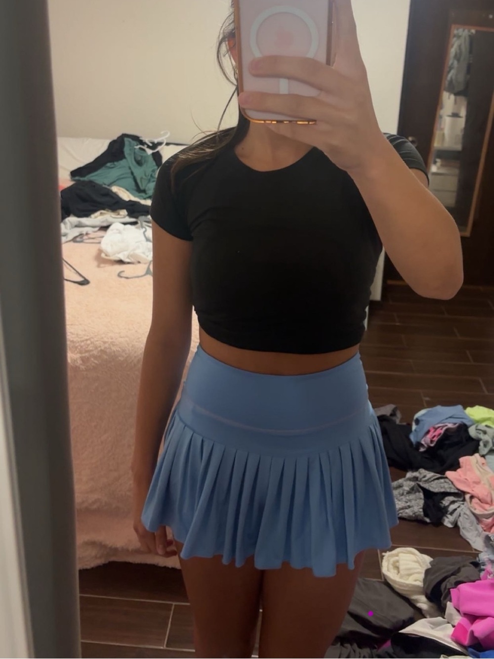 Goldhinge light blue tennis skirt Size Small